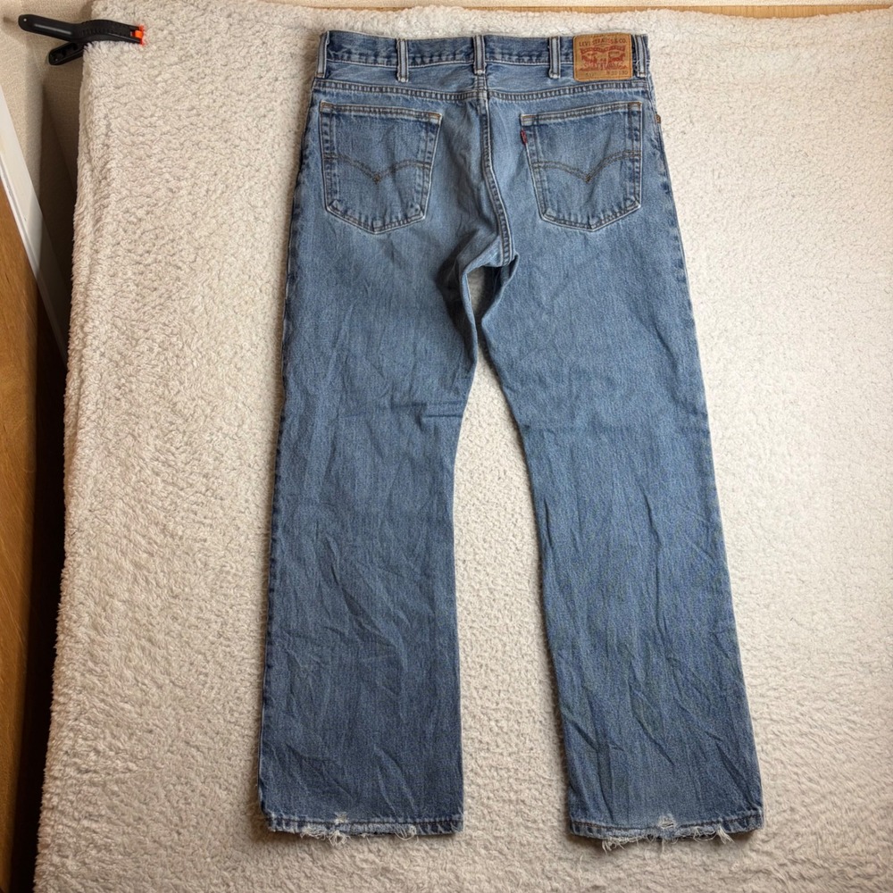 Levis 517 Bootcut Jeans Mens 36x30 (34x29) Blue Denim medium wash 517-0217